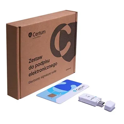 Certum zestaw Mini czytnik z karta (1)