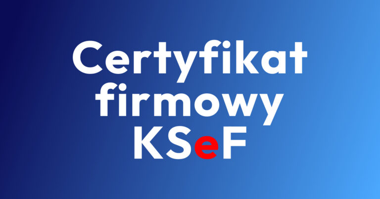 ksef infirmacje